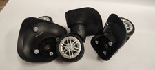 3 x Universal Rad Ersatz Schwenkräder für Gepäck Koffer Trolley 