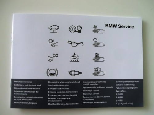 Original bmw serviceheft - original,