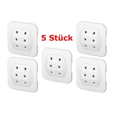 5x Steckdosenadapter 3-fach