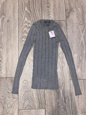 Primark grau gerippt