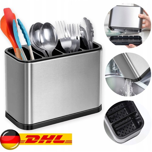 Edelstahl besteckkasten - edelstahl,