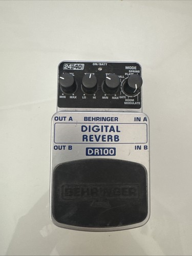 Behringer dr100 digital reverb - behringer,