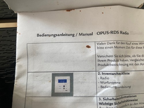 Einbau radio unterputz jäger - radio,