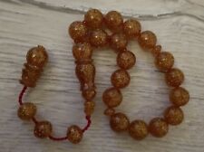 Tesbih Gebetskette Maskot 17 Simli Sıkma Kehribar Bakelite Rosary musbiha مسبحة