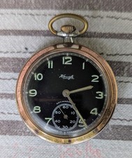 KIENZLE Markant Taschenuhr schwarz Sekunde Art Deco 
