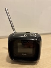 VINTAGE RETRO CASIO TV-570 PORTABLE HANDHELD COLOUR LCD TV 2.2" SCREEN