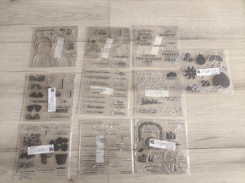 Silikonstempel set - silikonstempel,