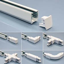 3-Phasen Schienensystem Verbinder Kupplung Einspeiser Stromschiene Aufbauschiene