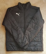 warm gefütterte Puma Winterjacke Jacke schwarz Gr.L oder 52/54