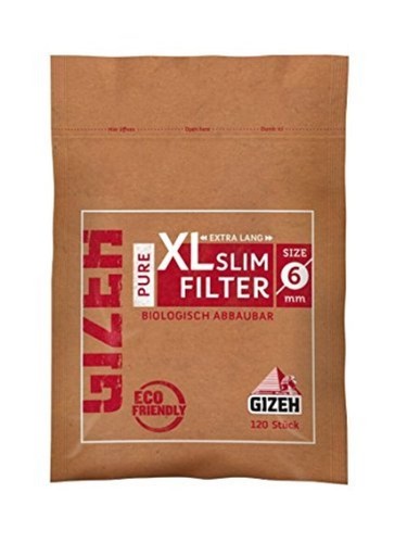 Gizeh pure slim filter - pure, xl