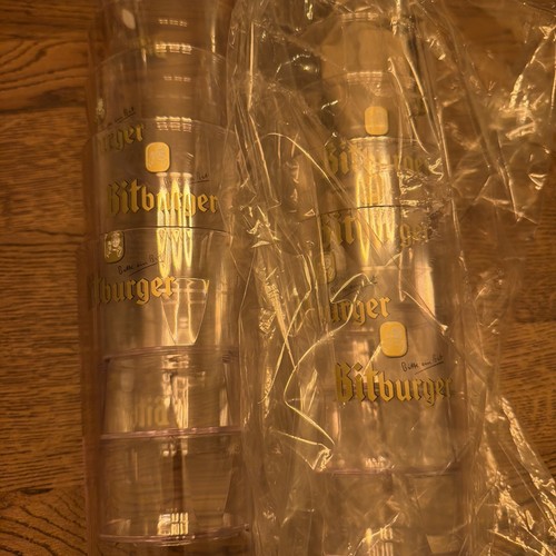 Stück bitburger becher - 10,