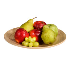 Kesper 53020 | Obst-und Gebäckschale aus Bambus lasiert Ø 32 cm