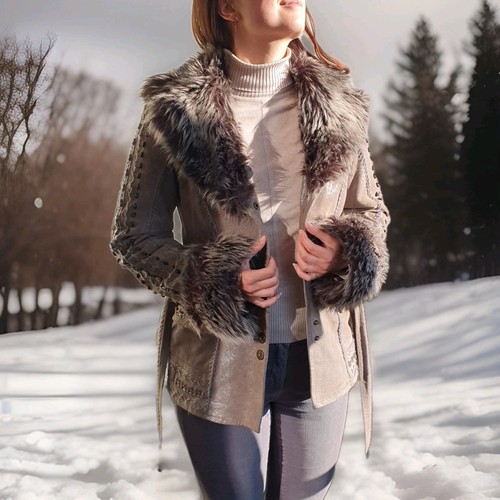 Biba echtes rauleder jacke - biba,