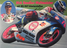 Autogramm Dirk RAUDIES HONDA 125 ccm Motorrad Weltmeister 1993 ORIGINAL xyz