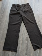 Schwarze Stoffhose Gerades