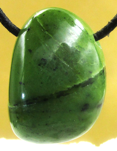 Nephrit xl anhänger - nephrit,