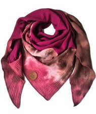 Batik weinrot xxl Musselin