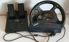 PS1 - Lenkrad / Racing / Steering Wheel mit Pedale [Madcatz] B1164