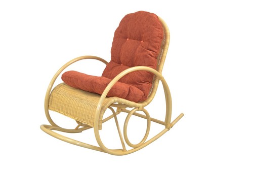 Rattan schaukelstuhl beige - rattan-schaukelstuhl,