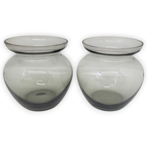 Vase rauchglas klein - klein, geformt