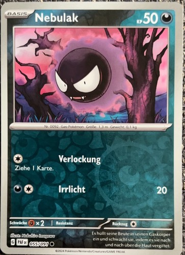 Pokemon karte nebulak - karte,