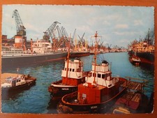 Postkarte 2604 gelaufen, Bremen, Hafen, Ansichtskarte, Sammlung