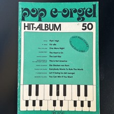 Noten - pop e-orgel -