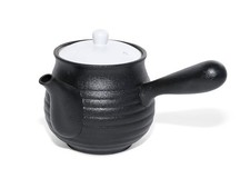 MAOCI Kyusu Teekanne schwarz 500ml - Einhand-Teekanne / Seitengriff-Kanne