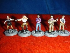 Zellstoff, 6 x Mini Figuren