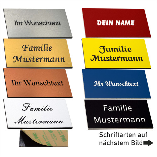 Briefkastenschild
