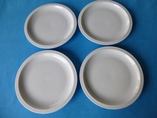 4 Stück Melitta Porzellan Kuchenteller flach weiß Teller Ø 17,6 cm