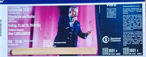 Ticket roland kaiser - ticket,,