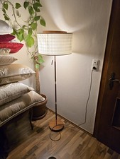 Temde Stehlampe Lampe Teak Teakholz  Höhenverstellbar Vintage Danish Modern 1970