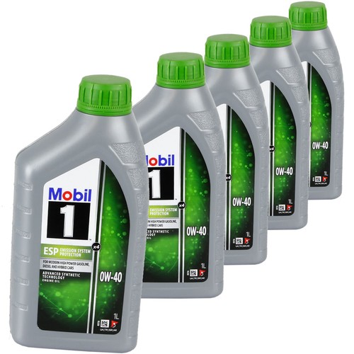 5x1l mobil esp - esp, 0w40