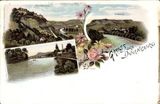 Litho Dornburg in Thüringen, Kunitz, Saalepartie - 4649116