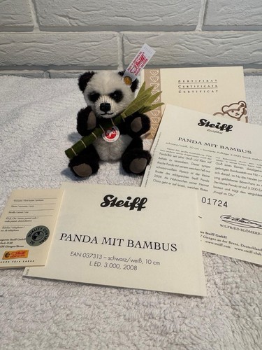 Steiff panda bär ean - panda,