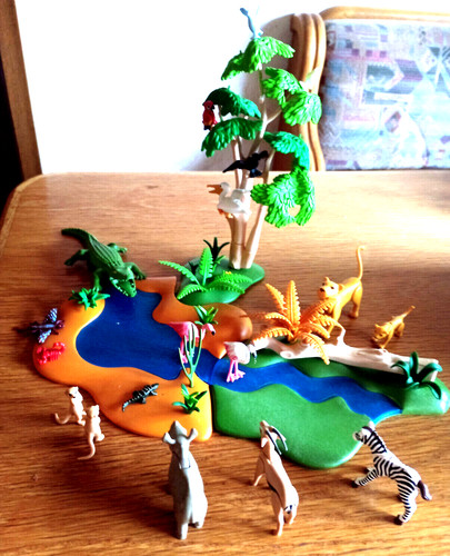 Playmobil wasserstelle savanne - wasserstelle,