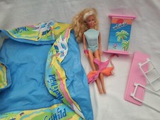 80er ♥ ? Barbie ?♥ Wet n wild #4103 OO Pool Möbel ♥? Malibu Badeanzug ?♥ TLC