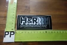 Alter Aufkleber Motorsport Automobil Werkstatt Zubehör H&R Sportfahrwerke
