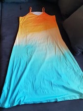 Spaghetti-Träger-Cami-Kleid Neu Farbverlauf  Gr. 2XL