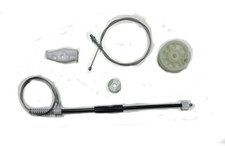 Fensterheber Reparatursatz Set hinten Links passend für PEUGEOT 206 CC CABRIO 2D