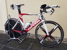 Triathlon-/Zeitfahrrad Cervelo  mit Speed-Setup (Shimano Pro Laufradsatz), Gr. L