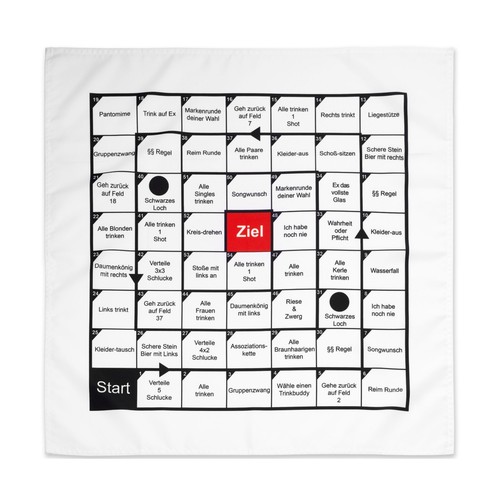 Trinkspiel partyspiel 70x70cm - trinkspiel,