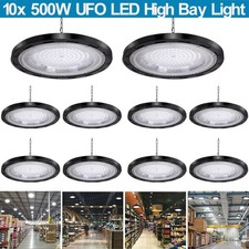 10x UFO LED Hallenbeleuchtung