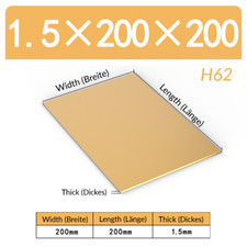 Messingblech 0,5mm-6mm H62