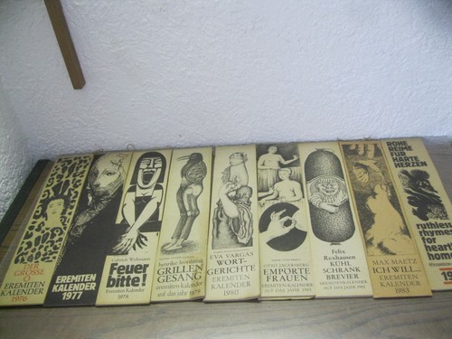 Alter eremiten kalender - 9x, eremiten-kalender