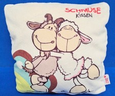 NICI KISSEN ZIEGE GUSTAV + SCHAF SCHMUSEKISSEN DEKO LOUNGE 24 X 24 CM
