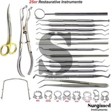 Zahmedizin Restauration Excavatoren Wachs Schnitzen Kofferdam Klemmen Schere X25