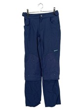 JAKO-O Kinder Outdoorhose Gr. 152 Blau Uni Zip-Off Wanderhose