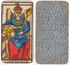 Tarot Tarock Empress playing